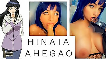 Velká Prsa Hinaty Ahegao V Akci - Novinha Cosplay Blowjob V Hd