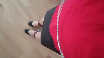 Sissy Gets Spanked And Forced To Walk On Heels In Bdsm