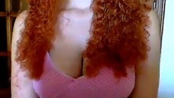 Redhead Webcam Amateur With Curly Hair