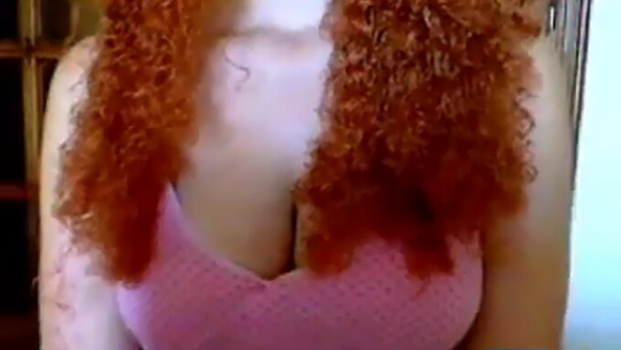 Redhead Webcam Amateur With Curly Hair