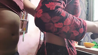 18+ Indian Teen Gets Banged In The Kitchen