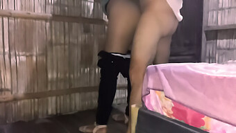 Remaja (18+) Digoda Oleh Ayah Tiri Di Rumah Pedesaan