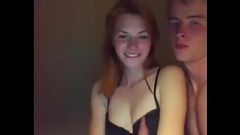 European Redhead Gets Kissed And Tight Pussy Fucked