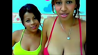 Two Brazilian Braless Beauties Get Down And Dirty