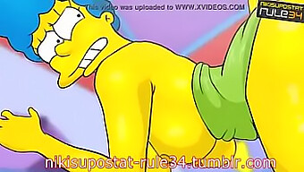 The Simpsons In A Big Ass And Anal Threesome