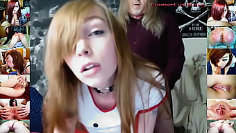 Pertunjukan Seks Deepthroat Dan Creampie Dengan Gamergirlroxy