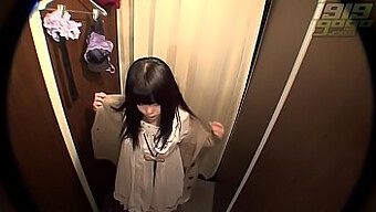 Asian College Girl Caught In Changing Room