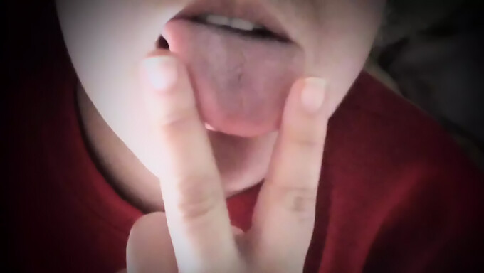 18-Year-Old Amateur Shows Off Her Big Clit And Eats Herself Out