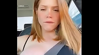 18+ Teenie Rides Shotgun With Big Dick