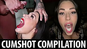 Cum-Hungry Babes Take It All In - Compilation Of Facial And Cumshots