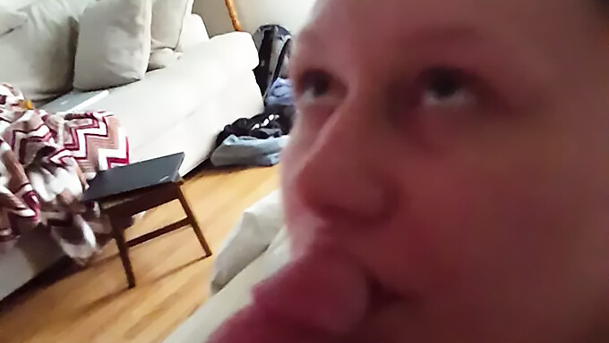 Amateur Sucking Cock And Eating His Asshole With Her Fingers