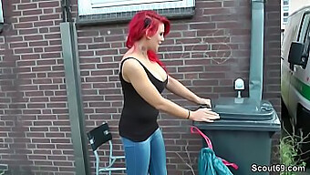 German Teen With Red Hair Gets Her Pussy Pounded By A Stranger