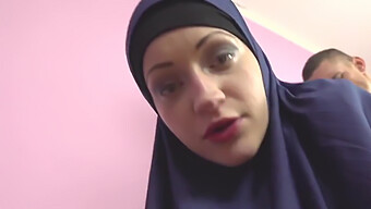 Big Booty Muslim Woman Caught In The Act Of Watching Hardcore Porn