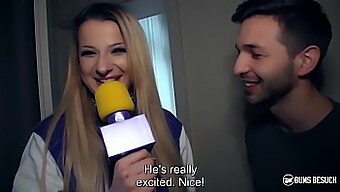 Pornstarul German Cu Sânii Mari Celina Davis Îi Face O Muie Surpriză Fanboy-Ului Ei