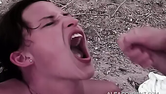 Teen (16+) Gets Brutalized And Fucked In The Great Outdoors