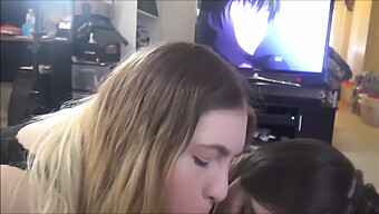 Jessica And Hannah Take Turns Giving Me A Blowjob